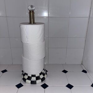 Mackenzie Child Courtly Check Toilet Paper Holder
